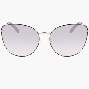 Longchamp Black and Gold Sunglasses